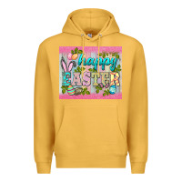 Mustard happy easter mousepad Premium Hoodie - BarkalooDesign