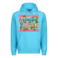 Ocean Blue happy easter mousepad Premium Hoodie - BarkalooDesign