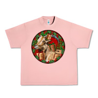 Salmon Spanish Goat Christmas Urban Heavy Tee - LillyAllenDesigns