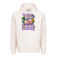 Pale Pink camp camping camper queen classy sassy and a bit smart assycamper camp Premium Hoodie - linhVisuals