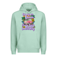Seafoam camp camping camper queen classy sassy and a bit smart assycamper camp Premium Hoodie - linhVisuals
