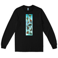 Black dinosaurs pen wrap Long Sleeve Tee - Artiststas