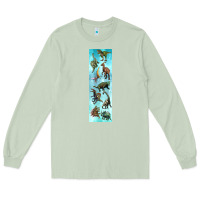 Matcha dinosaurs pen wrap Long Sleeve Tee - Artiststas