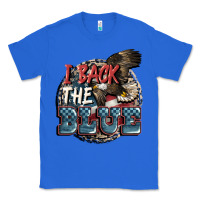 True Royal I back the blue Classic Tee - FaDigitalArtStudio