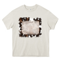 Cream cowhide frames background Heavy Core Tee - RanaPortraitStore