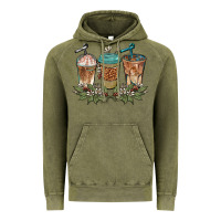 Vintage Olive western coffees Vintage Hoodie - BarkalooDesign