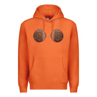 Carrot coconut bra easy adult halloween tiki party costume t shirt Premium Hoodie - linhVisuals