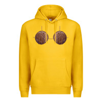 Lemon coconut bra easy adult halloween tiki party costume t shirt Premium Hoodie - linhVisuals