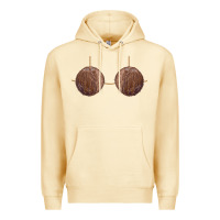 Pina Colada coconut bra easy adult halloween tiki party costume t shirt Premium Hoodie - linhVisuals