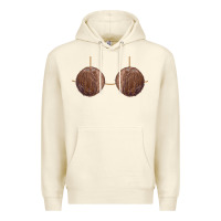 Sandshell coconut bra easy adult halloween tiki party costume t shirt Premium Hoodie - linhVisuals