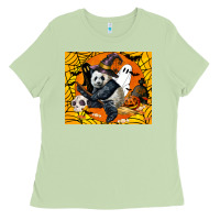 Matcha panda halloween Ladies Tee - LillyAllenDesigns