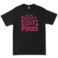 Black love you to pieces Premium Tee - CowhideDigitalArt