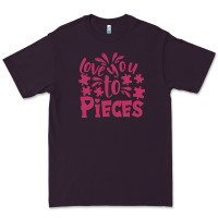 Plum love you to pieces Premium Tee - CowhideDigitalArt
