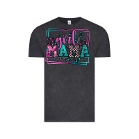 Vintage Black leopard camo girl mama Mother's Day Vintage Tee - LillyAllenDesigns