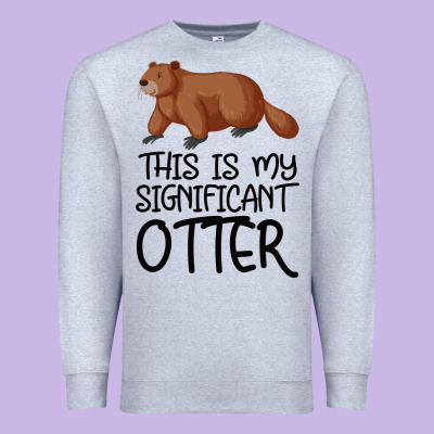This Is My Significant Otter Premium Sweatshirt Designed By Bettercallsaul