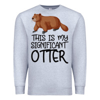 Heather Grey this is my significant otter Premium Sweatshirt - Bettercallsaul