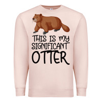 Pale Pink this is my significant otter Premium Sweatshirt - Bettercallsaul