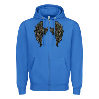 True Royal leopard camouflage wings Zipper Hoodie - RanaPortraitStore
