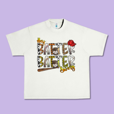 Hey Batter Batter Swing Urban Heavy Tee Designed By Sublimationcraftshop