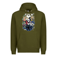 Army Green hollow knight fan art Premium Hoodie - linhVisuals