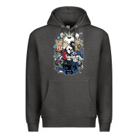 Charcoal Heather hollow knight fan art Premium Hoodie - linhVisuals