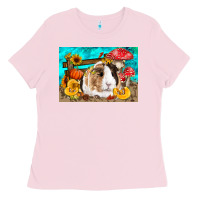 Bubblegum Pink Guinea Pig Kid's Ladies Tee - LillyAllenDesigns