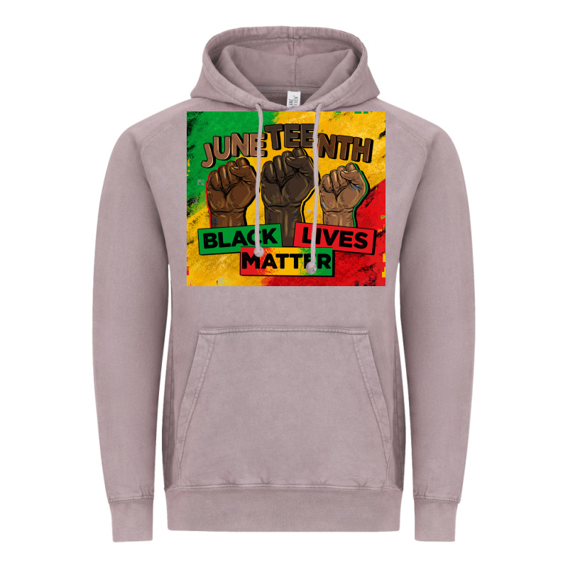 Juneteenth Black Lives Matter Tumbler Vintage Hoodie by BarkalooDesign | Teevron