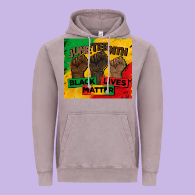 Juneteenth Black Lives Matter Tumbler Vintage Hoodie Designed By Barkaloodesign