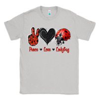 Moon Dust Peace Love Ladybug Classic Tee - Jasminsmagicworld