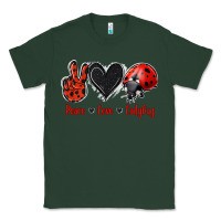 Sports Green Peace Love Ladybug Classic Tee - Jasminsmagicworld