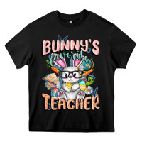 Black Bunny's Favorite Teacher Easter Day Heavy Core Tee - FaDigitalArtStudio