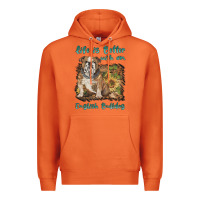 Carrot life is better with a english bulldog Premium Hoodie - BarkalooDesign