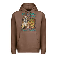 Chestnut life is better with a english bulldog Premium Hoodie - BarkalooDesign