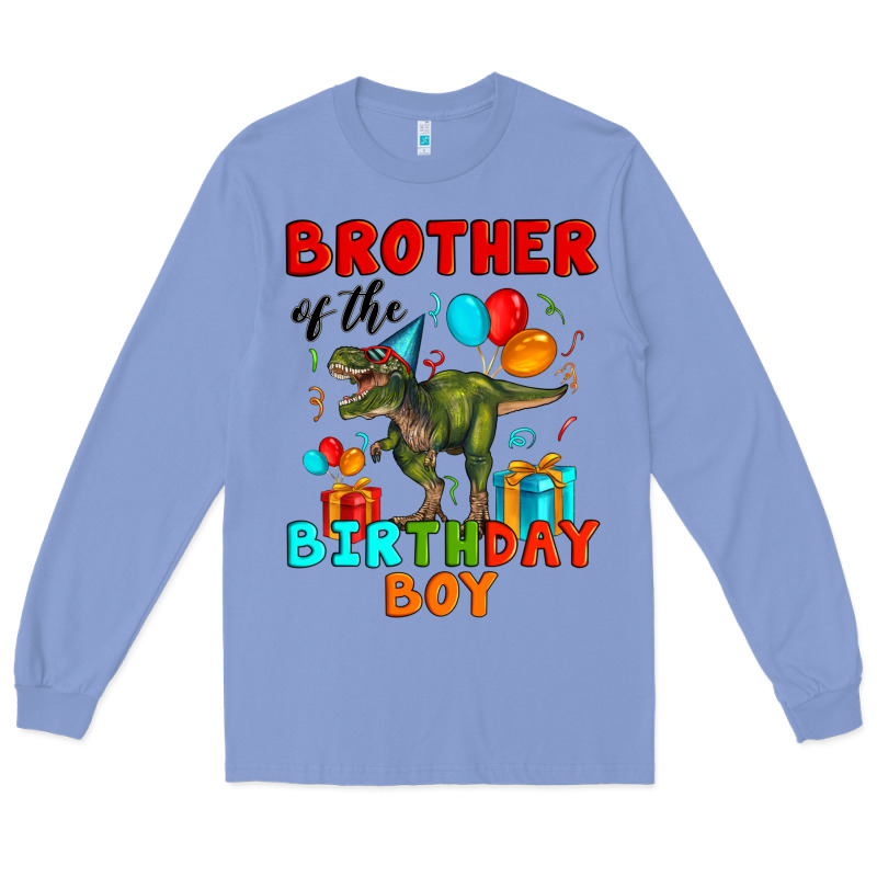 Brother Of The Birthday Boy T Rex Long Sleeve Tee by Artiststas | Teevron