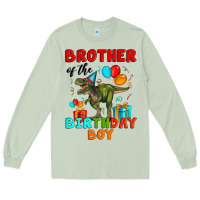 Matcha brother of the birthday boy t rex Long Sleeve Tee - Artiststas