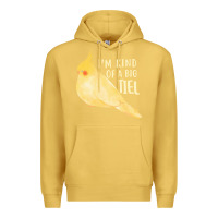Antique Gold cockatiel t  shirt i’m kind of a big tiel t  shirt Premium Hoodie - linhVisuals