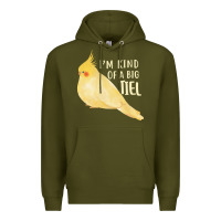 Army Green cockatiel t  shirt i’m kind of a big tiel t  shirt Premium Hoodie - linhVisuals