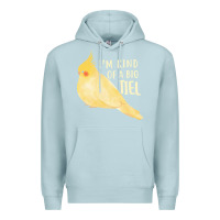 Blue Mist cockatiel t  shirt i’m kind of a big tiel t  shirt Premium Hoodie - linhVisuals