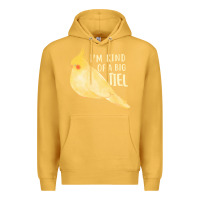 Mustard cockatiel t  shirt i’m kind of a big tiel t  shirt Premium Hoodie - linhVisuals