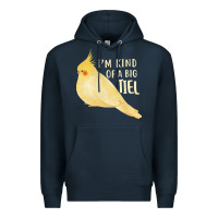 Navy cockatiel t  shirt i’m kind of a big tiel t  shirt Premium Hoodie - linhVisuals