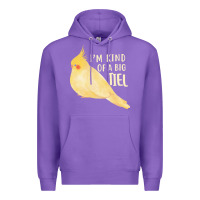 Purple cockatiel t  shirt i’m kind of a big tiel t  shirt Premium Hoodie - linhVisuals