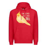Red cockatiel t  shirt i’m kind of a big tiel t  shirt Premium Hoodie - linhVisuals