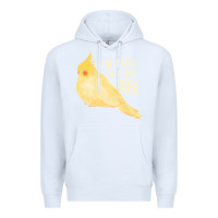 White cockatiel t  shirt i’m kind of a big tiel t  shirt Premium Hoodie - linhVisuals