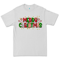 Dove Grey festive merry christmas greeting Premium Tee - CowhideDigitalArt