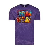 Cloud Purple leopard frame firefighter mama Mother's Day Vintage Tee - LillyAllenDesigns