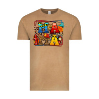 Vintage Camel leopard frame firefighter mama Mother's Day Vintage Tee - LillyAllenDesigns