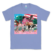Colony Blue American farm animals tumbler 4th of july Classic Tee - FaDigitalArtStudio