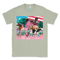 Matcha American farm animals tumbler 4th of july Classic Tee - FaDigitalArtStudio