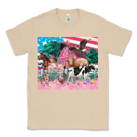 Mushroom American farm animals tumbler 4th of july Classic Tee - FaDigitalArtStudio