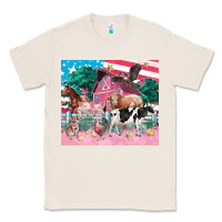 Natural American farm animals tumbler 4th of july Classic Tee - FaDigitalArtStudio
